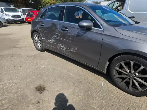 Click Here To Enlarge This Photo Of Car Body Repair After Lorry Collision