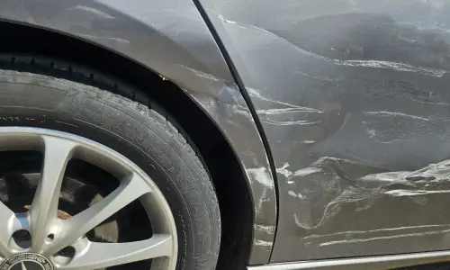 Photo of Car Body Repair After Lorry Collision